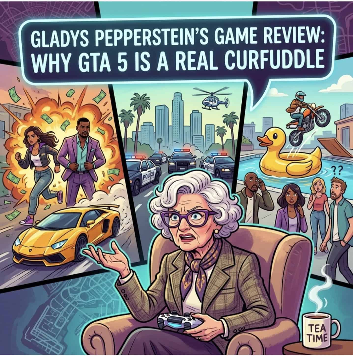Gladys Pepperstein&rsquo;s Game Review: Why GTA 5 is a Real Curfuddle
