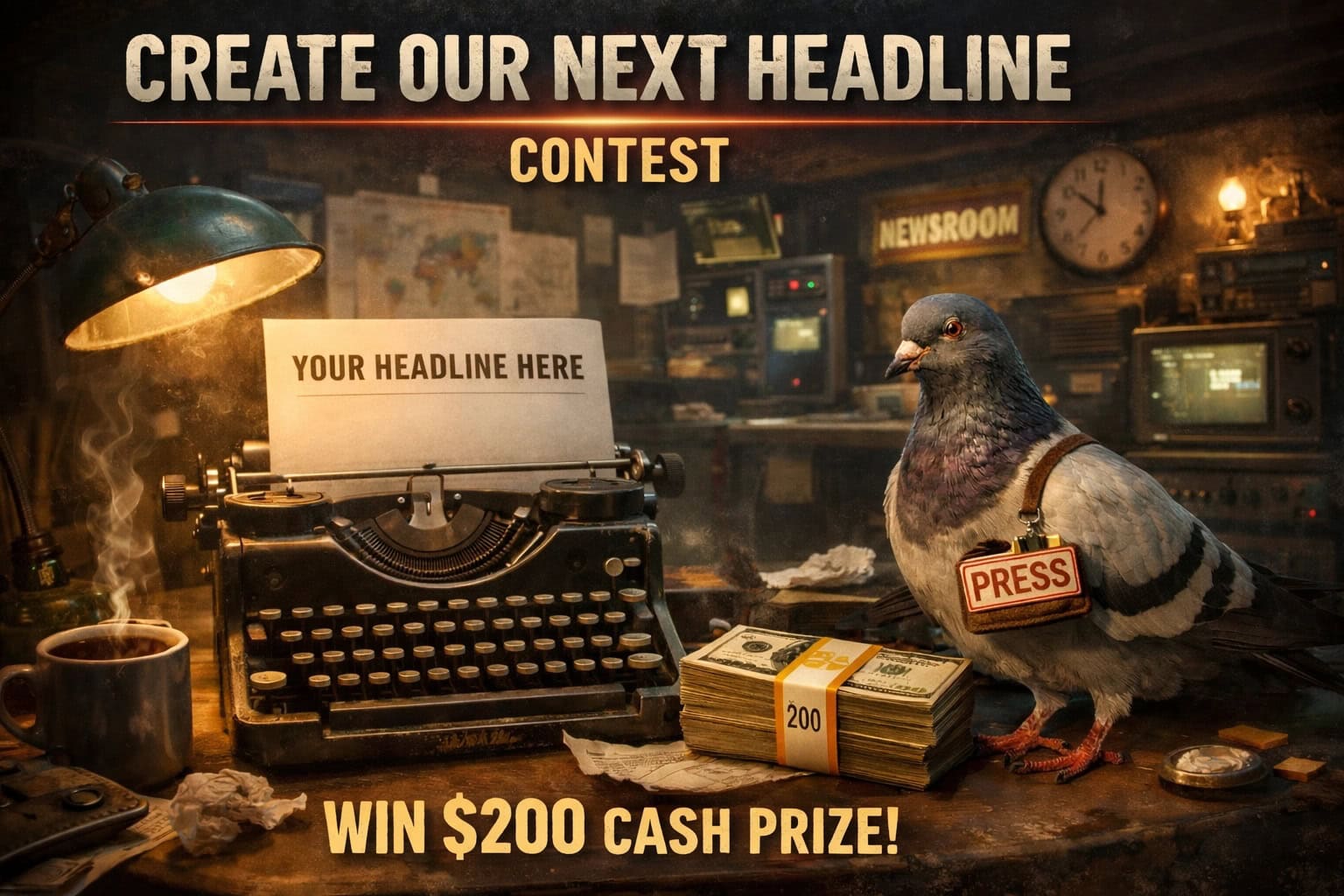 Wanted: Professional Fabricators(The Create are Headline Contest)